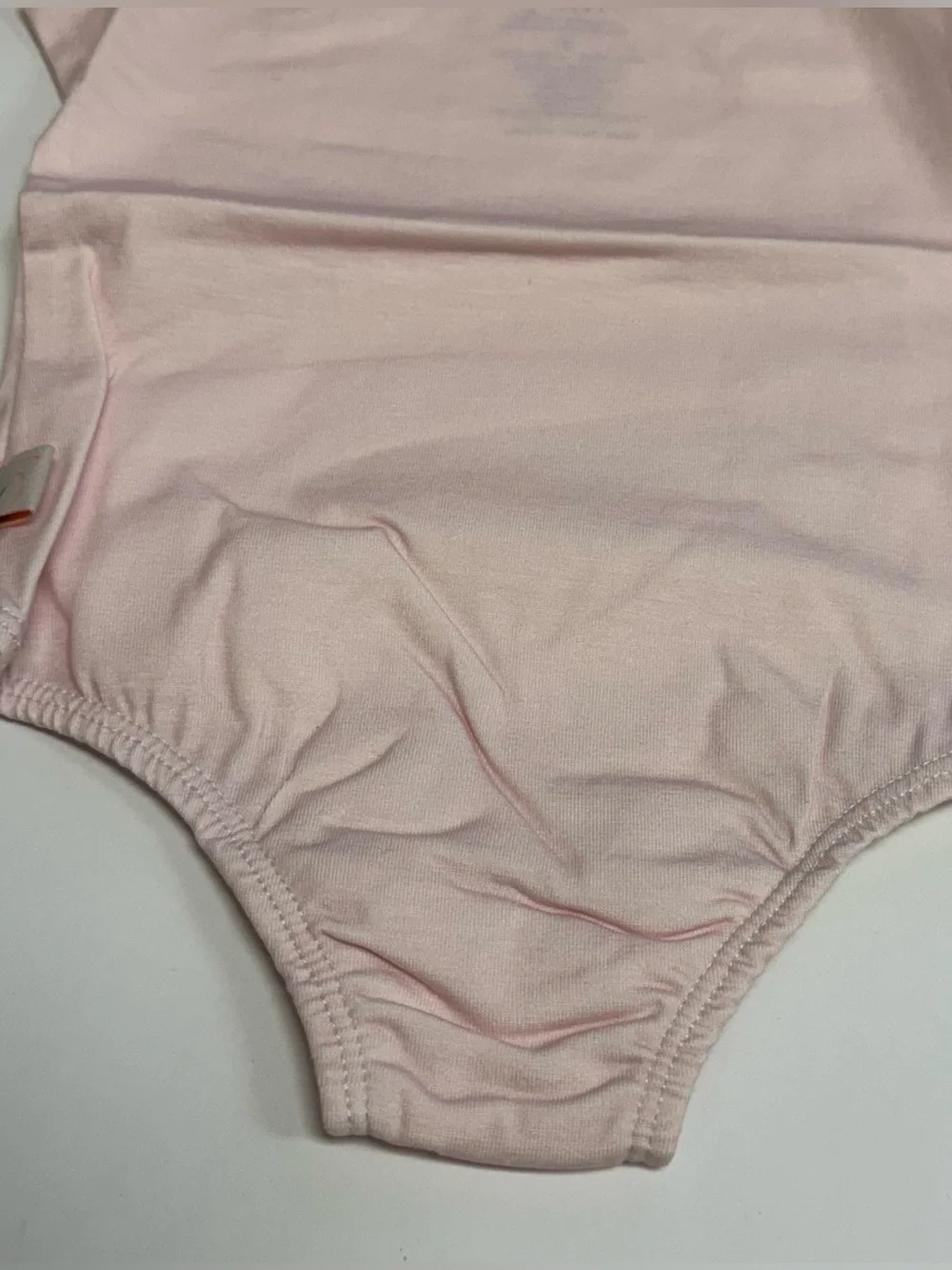 Omi Jo Mauve Morn Leotard Light Pink Dark Trim Cap Short Sleeve Girls 3T WDW NWT